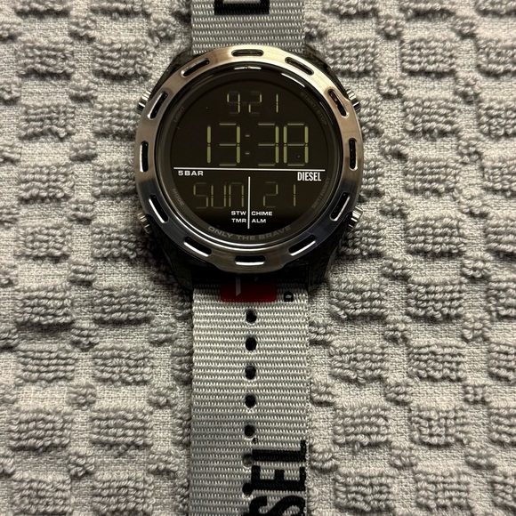 Diesel Black & Gray Digital Watch - Picture 1 of 9